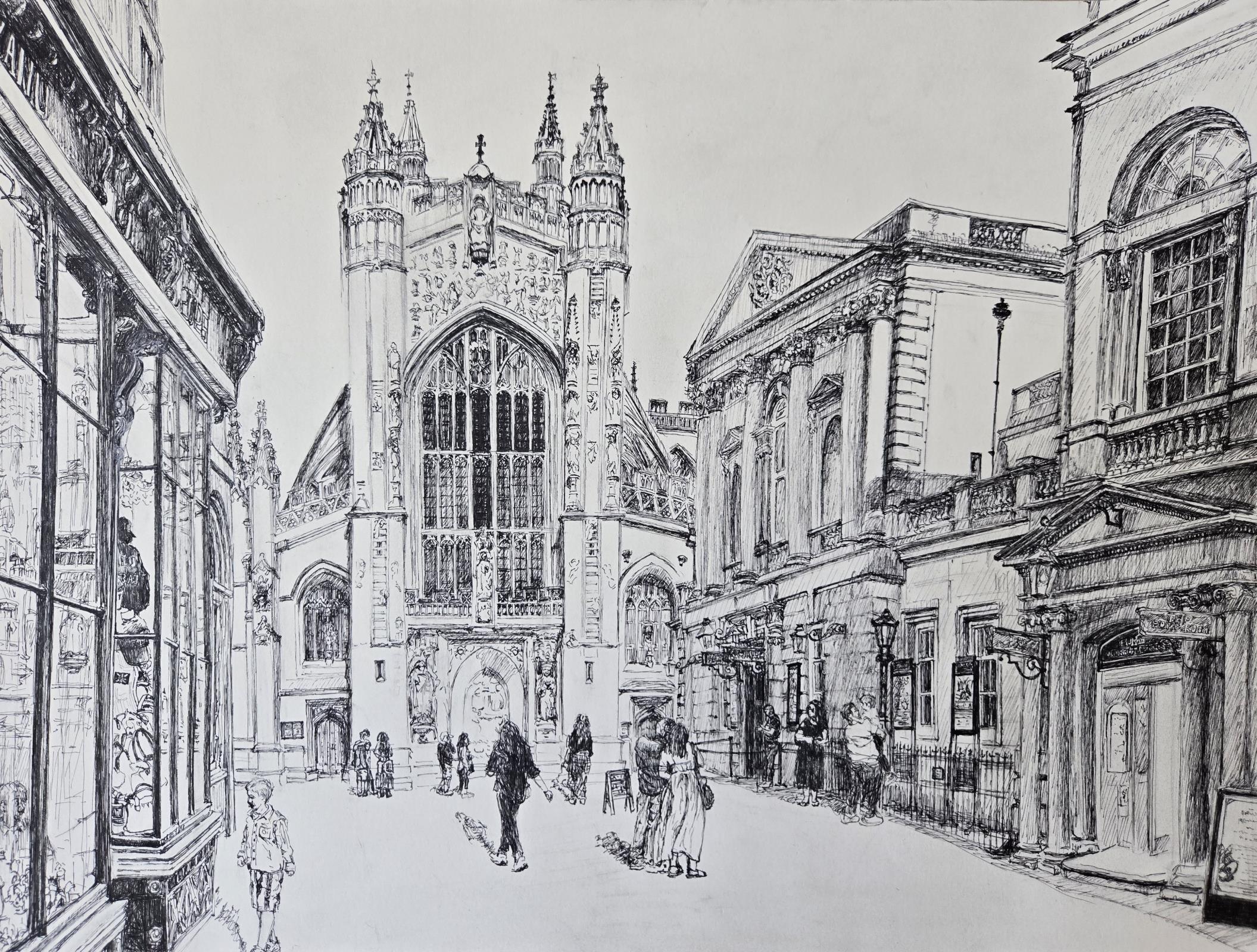 Bath Abbey in the Afternoon